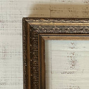 Vintage ornate wood frame